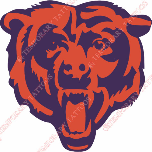 Chicago Bears Customize Temporary Tattoos Stickers NO.454